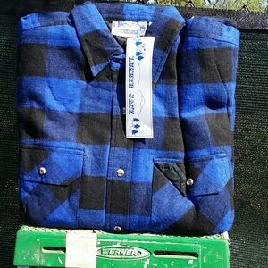 Lumber Jack Quilted Long Sleeve Check Shirts